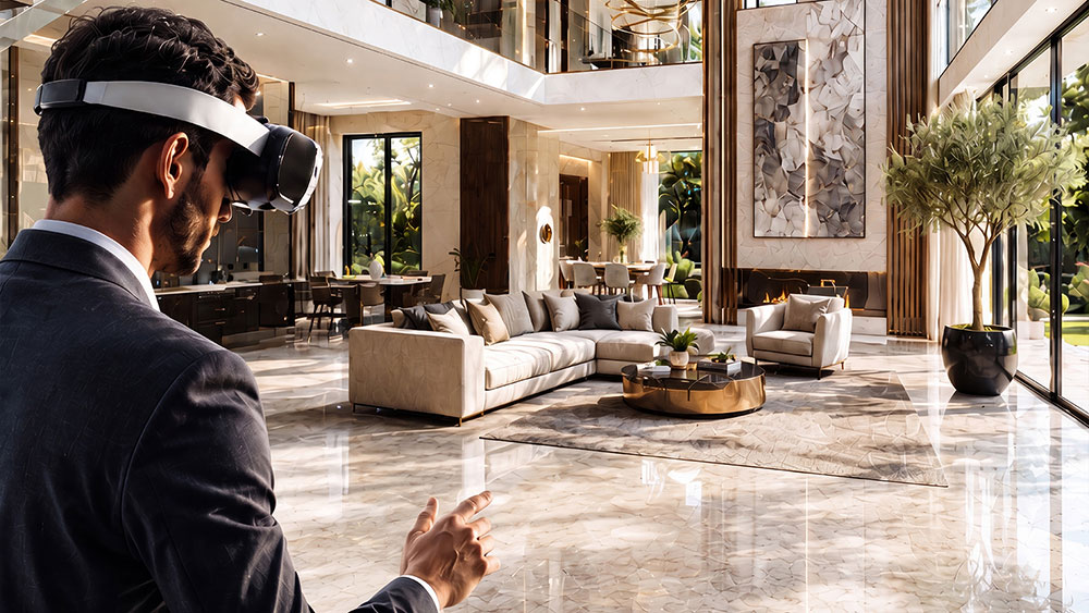 VR Experience in a luxury real estate property