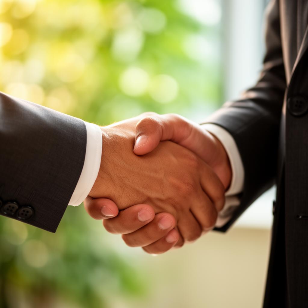Partnership handshake